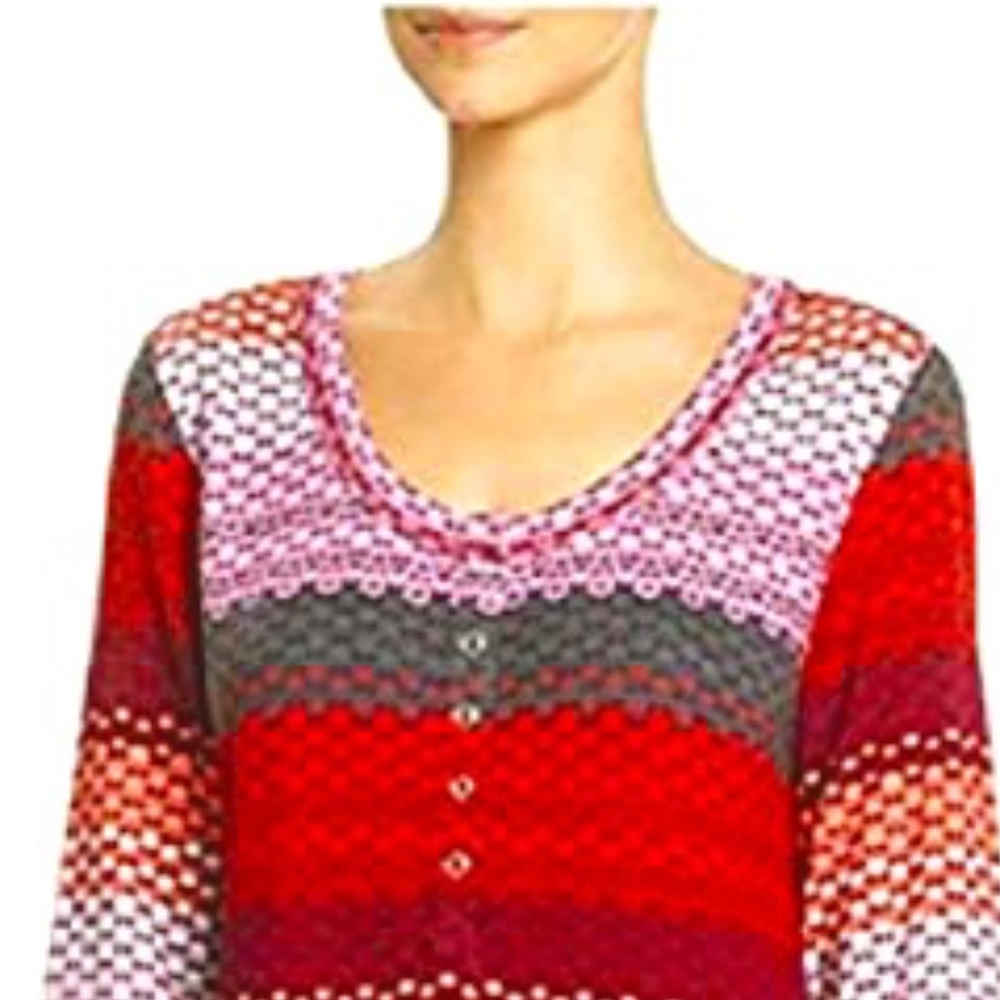 NEW! Josie Natori Fireside Thermal Warm Pajama Set